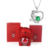 Con Zircone Oro Azzurro