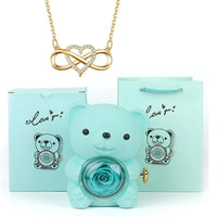 Azzurro Con Collaro Oro