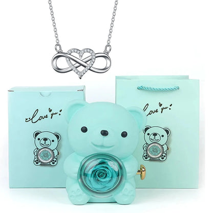 Orsacchiotto con Collana Cuore Infinito